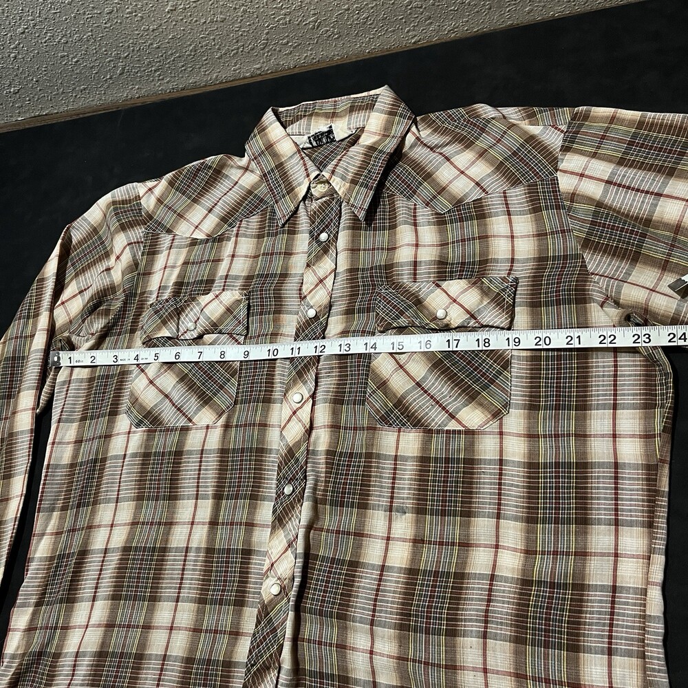 Vintage 1960s Pearl Snap Shirt Rodeo Cowboy Rockabilly Gabardine H Bar C Vintage